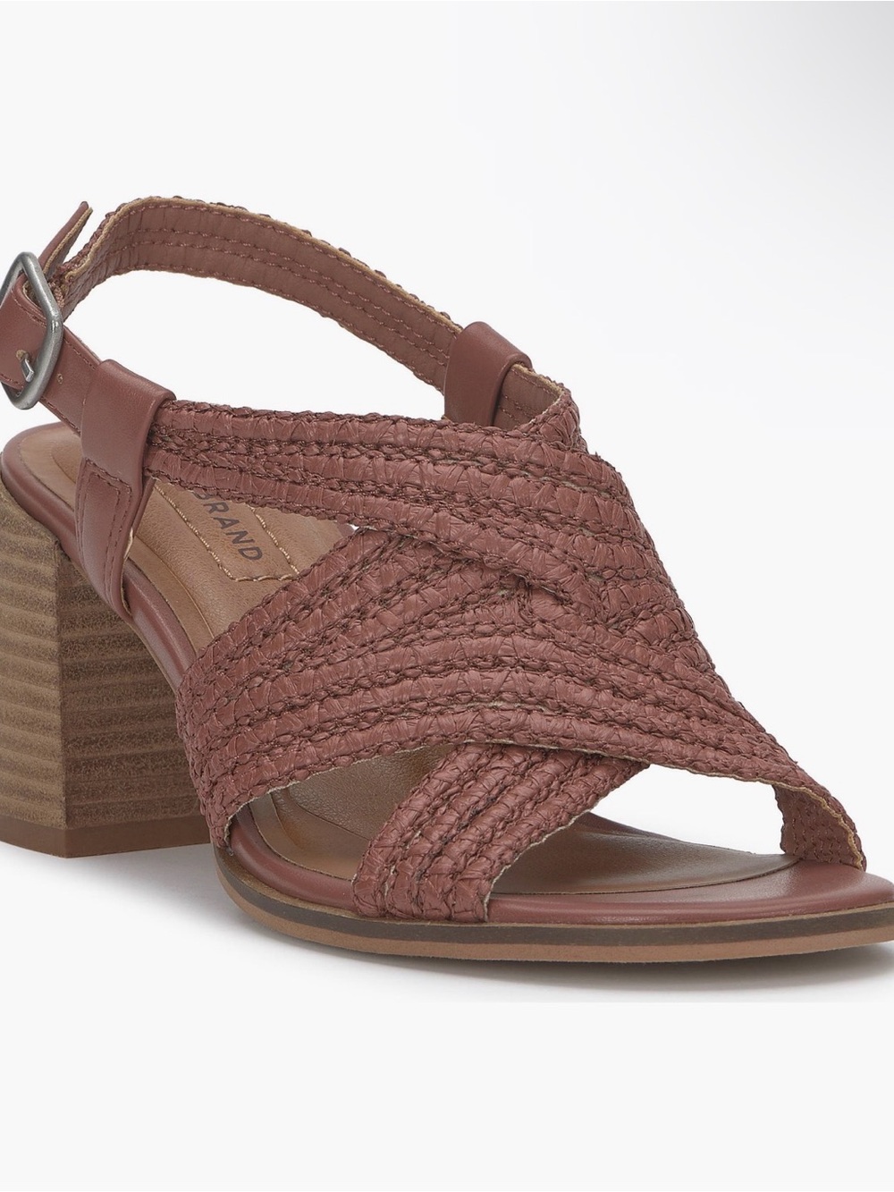 Lucky Brand Braided Block Heel Sandal - NWOT